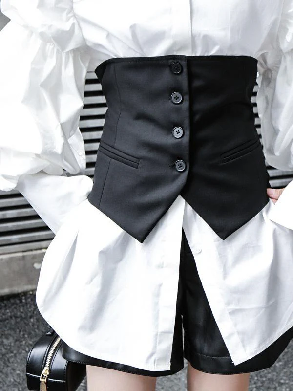 Adjustable Waist Half Suit Vest - Image 8