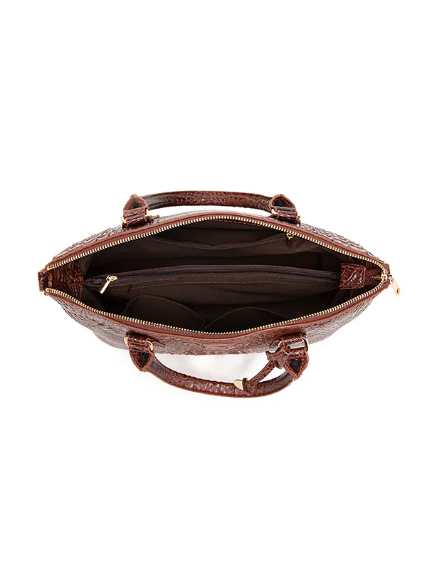 Alligator Print Pleated Split-Joint Bags Handbags - Image 32