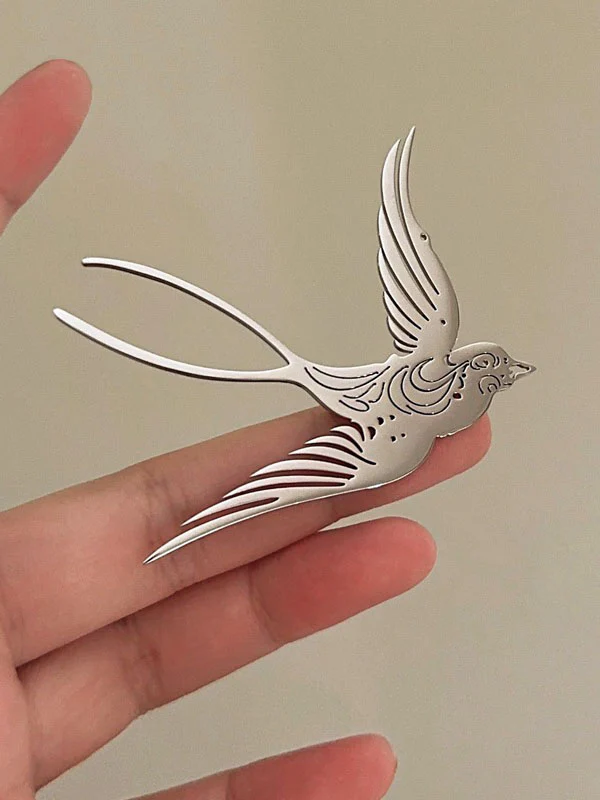 Animal Shape Solid Color Brooch Accessories - Image 5