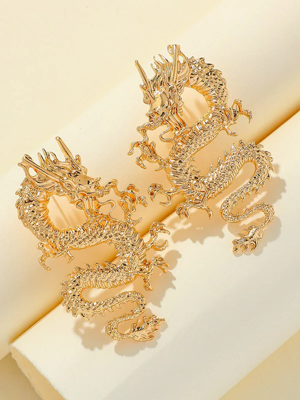 Animal Shape Solid Color Drop Earrings - Image 2