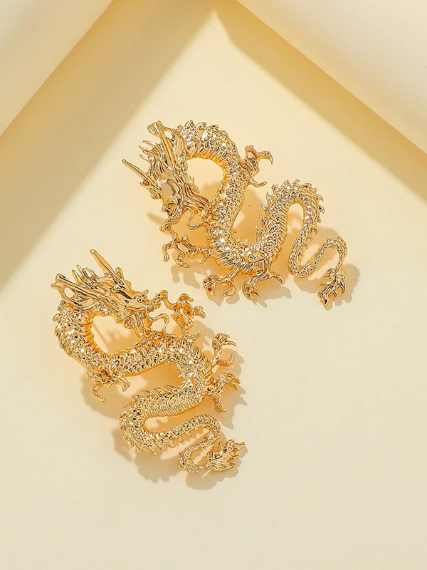 Animal Shape Solid Color Drop Earrings - Image 3