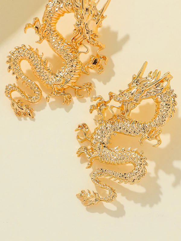 Animal Shape Solid Color Drop Earrings - Image 4