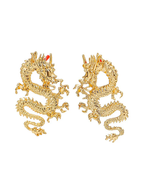 Animal Shape Solid Color Drop Earrings - Image 5
