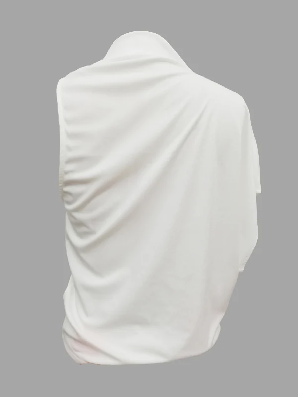 Applique Asymmetric Embroidered Figure Mock Neck Blouses&shirts Tops - Image 4