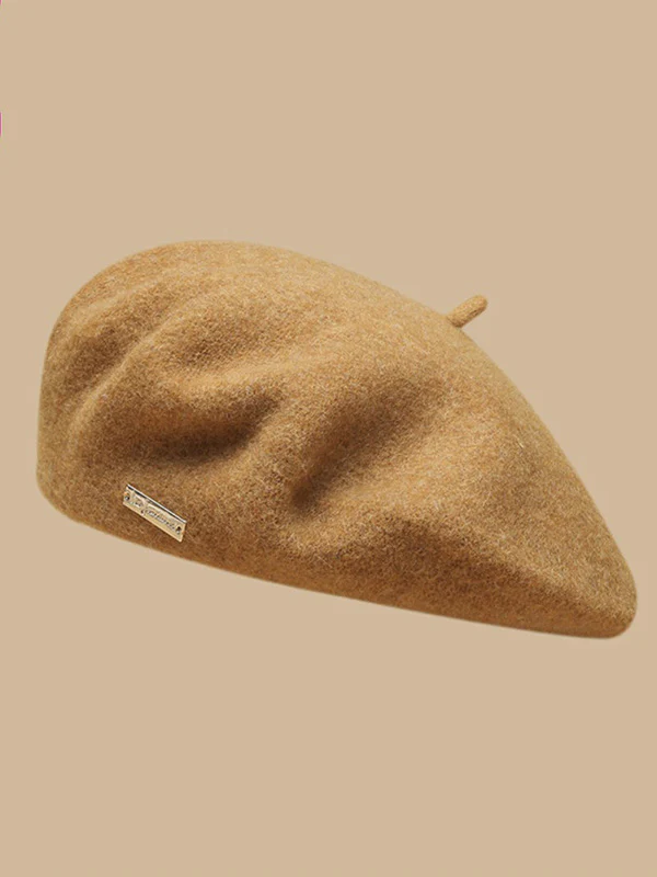 Artistic Retro Solid Color Beret Hats&Caps - Image 11