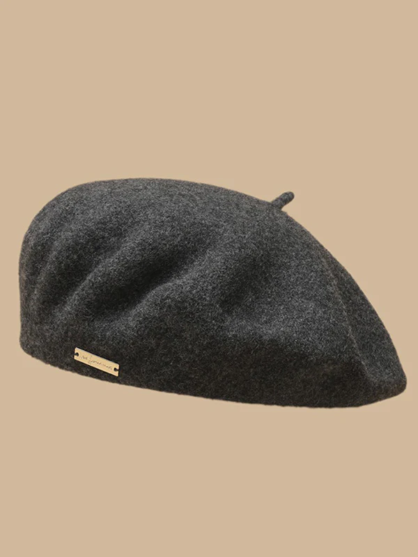 Artistic Retro Solid Color Beret Hats&Caps - Image 15