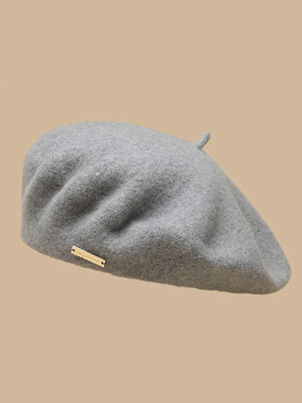 Artistic Retro Solid Color Beret Hats&Caps - Image 17