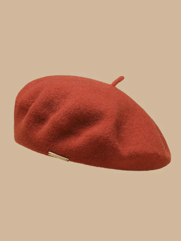 Artistic Retro Solid Color Beret Hats&Caps - Image 18