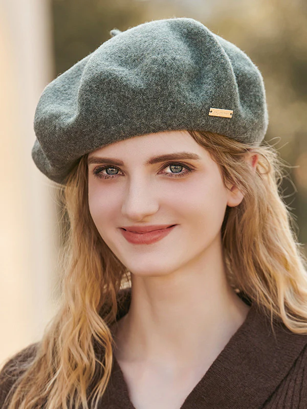 Artistic Retro Solid Color Beret Hats&Caps - Image 4