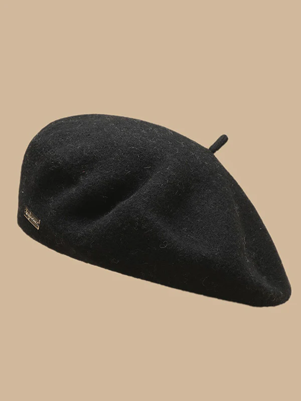 Artistic Retro Solid Color Beret Hats&Caps - Image 8
