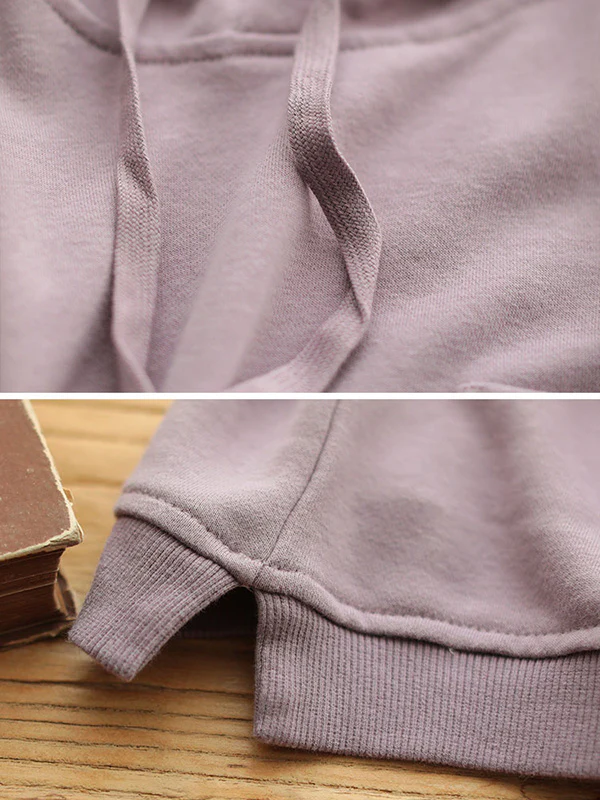 Artistic Retro Solid Hooded Vest - Image 18