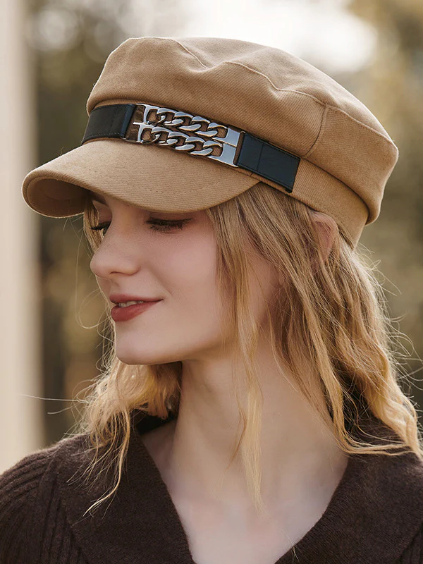 Artistic Retro Vinage Chains Beret Hats&Caps - Image 3