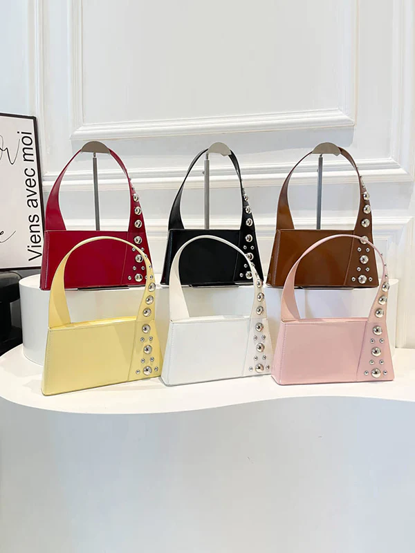 Asymmetric Rivet Split-Joint Mini Bags - Image 23