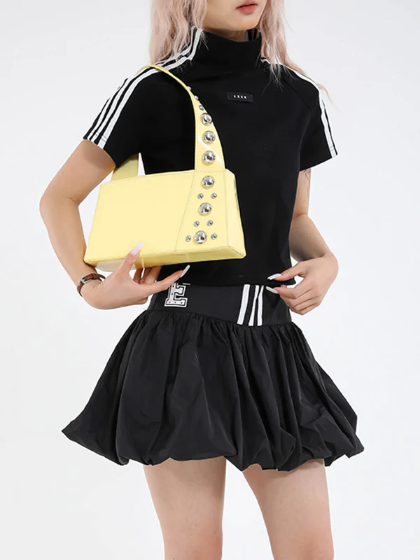 Asymmetric Rivet Split-Joint Mini Bags - Image 6