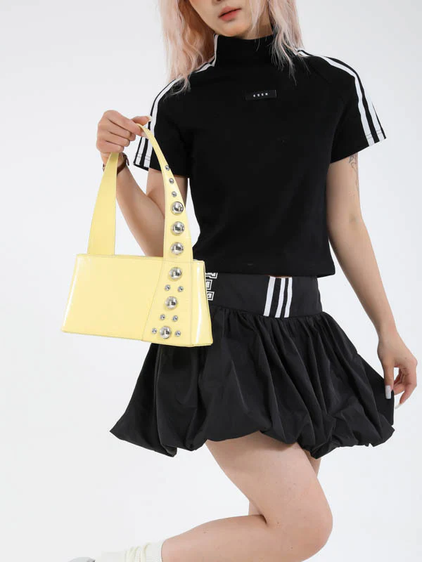Asymmetric Rivet Split-Joint Mini Bags - Image 7