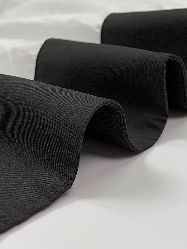 Batwing Sleeves High-low Gauze See-Through Split-Joint Round-neck Blouses&shirts Tops - Image 7