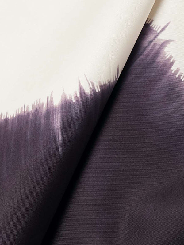 Batwing Sleeves Loose Contrast Color Printed Split-Joint Round-Neck Maxi Dresses - Image 4
