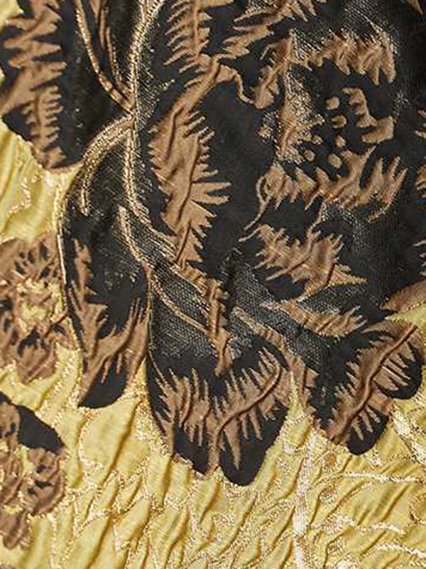 Batwing Sleeves Loose Flower-Embellished Chinese Frog Buttons Pleated Split-Joint V-Neck Outerwear - Image 7