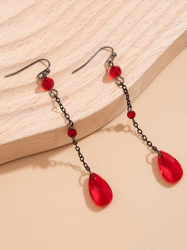 Beaded Chains Drop Earrings Earrings Accessories - Image 9