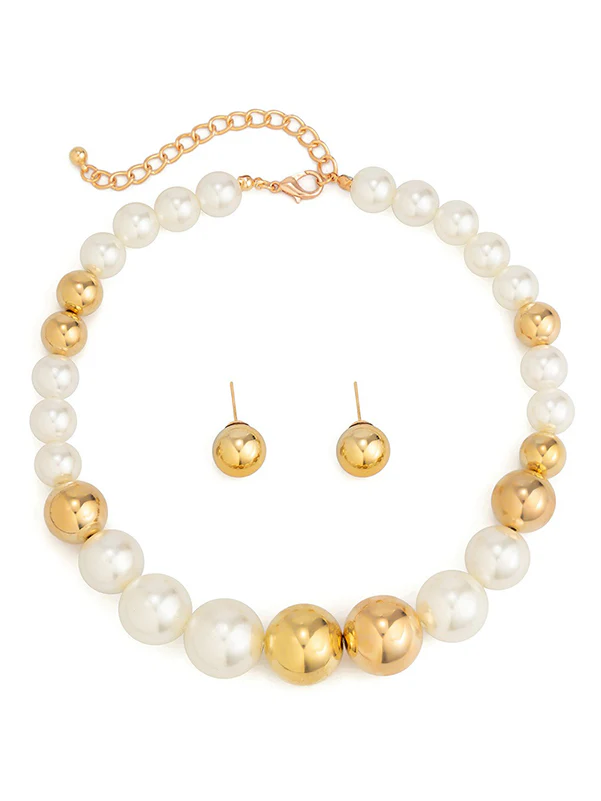 Beaded Contrast Color Dainty Necklace  Accessories + Earrings Accessories - Image 5