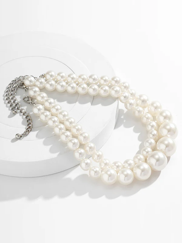 Beaded Dainty Necklace Necklaces Accessories Two Pieces - Image 6