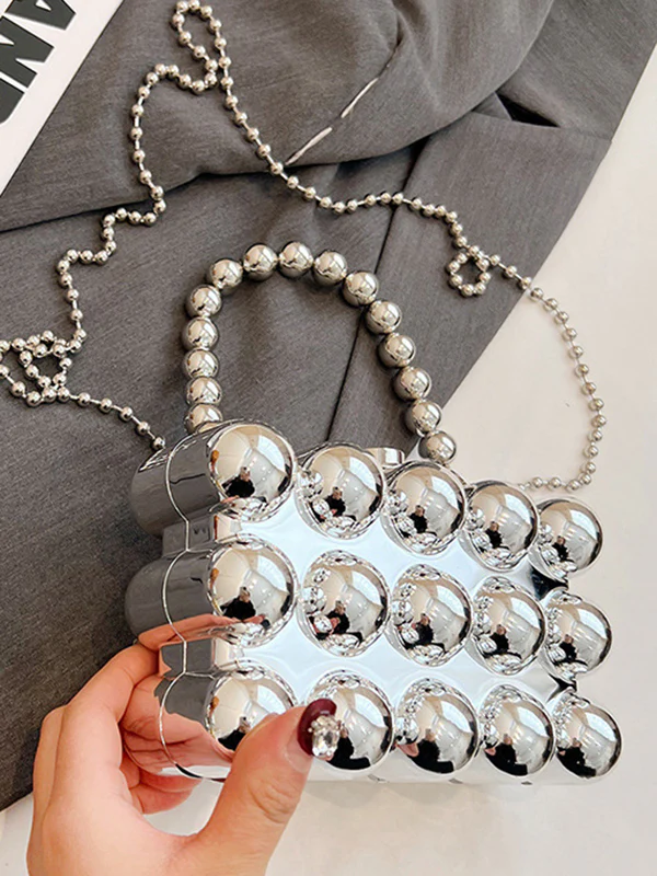 Beaded Geometric Shiny Bags Accessories Crossbody Bags Handbags - Image 11