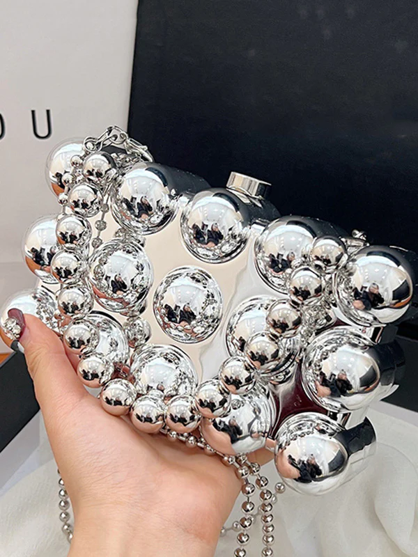 Beaded Geometric Shiny Bags Accessories Crossbody Bags Handbags - Image 6