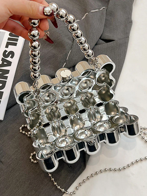 Beaded Geometric Shiny Bags Accessories Crossbody Bags Handbags - Image 9