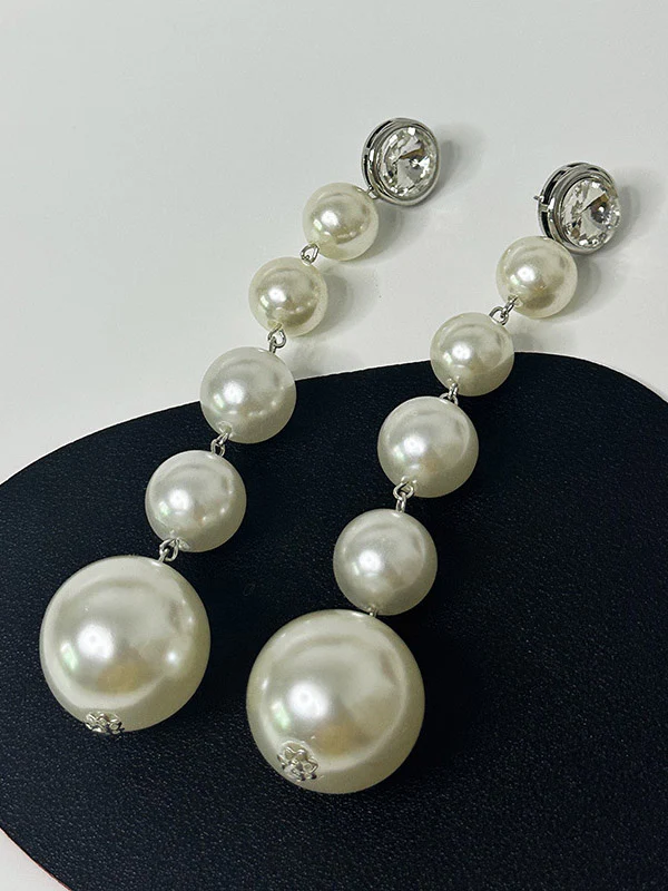 Beaded Geometric Shiny Earrings Accessories - Image 6