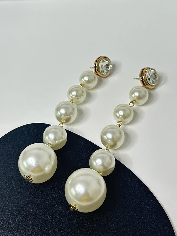 Beaded Geometric Shiny Earrings Accessories - Image 7