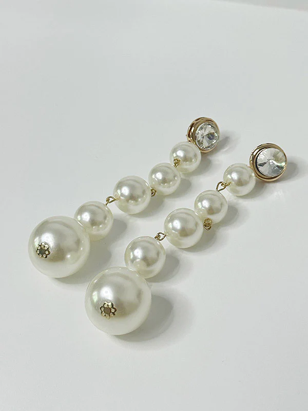 Beaded Geometric Shiny Earrings Accessories - Image 8