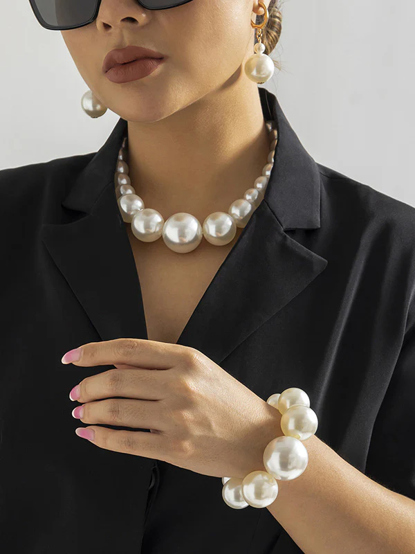Beaded Pearls Bracelet Accessories - Image 2
