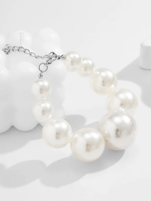 Beaded Pearls Bracelet Accessories - Image 3