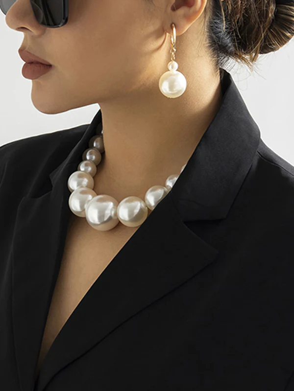 Beaded Pearls Necklaces Accessories - Image 2
