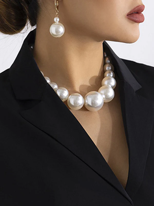 Beaded Pearls Necklaces Accessories - Image 3
