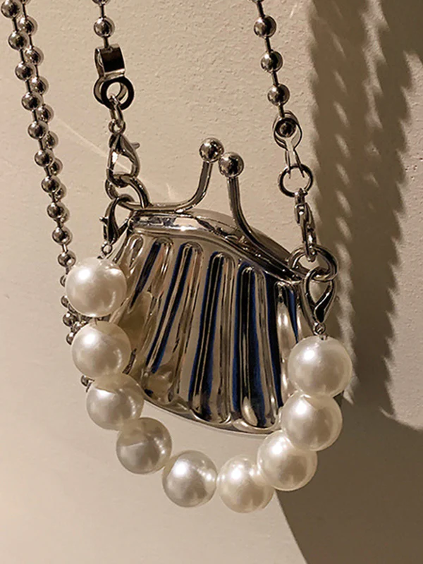 Beaded Shiny Shell-Shaped Bags Accessories Crossbody Bags - Image 13
