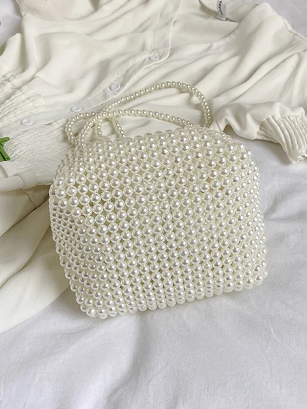 Beaded Solid Color Bags Bags Accessories Handbags Shoulder Bags - Image 12