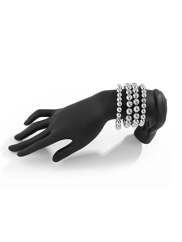 Beaded Solid Color Bracelet Accessories - Image 3
