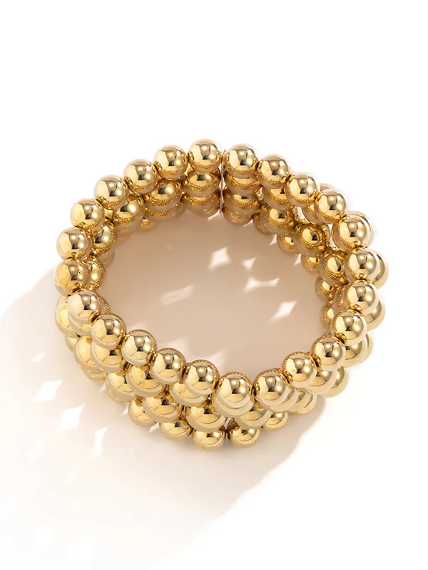 Beaded Solid Color Bracelet Accessories - Image 6