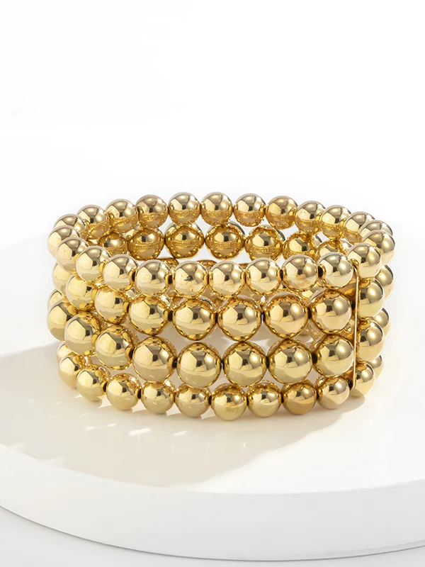 Beaded Solid Color Bracelet Accessories - Image 7