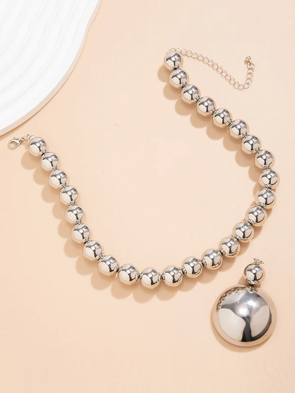Beaded Solid Color Dainty Necklace Necklaces Accessories - Image 10