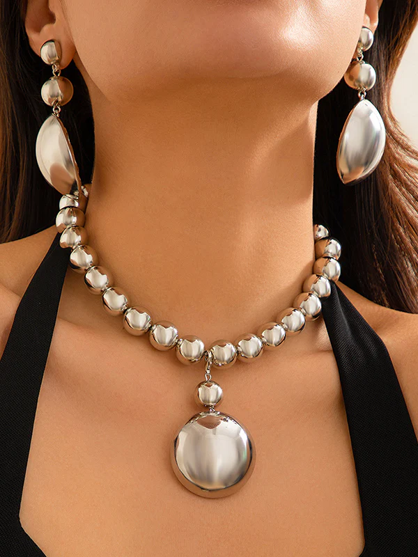 Beaded Solid Color Dainty Necklace Necklaces Accessories - Image 8