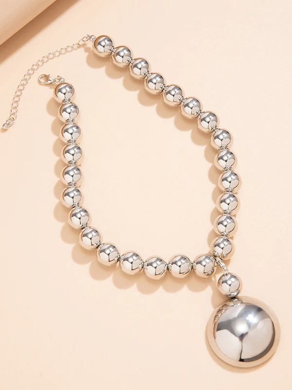 Beaded Solid Color Dainty Necklace Necklaces Accessories - Image 9