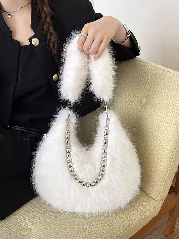 Beaded Split-Joint Bags Crossbody Bags Handbags - Image 4