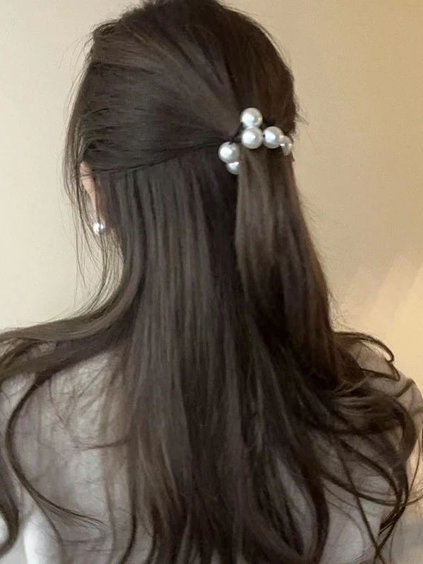 Beaded Stretch; Elastic Hair Accessories Hairbobble Hairtie Ponytailholder - Image 4