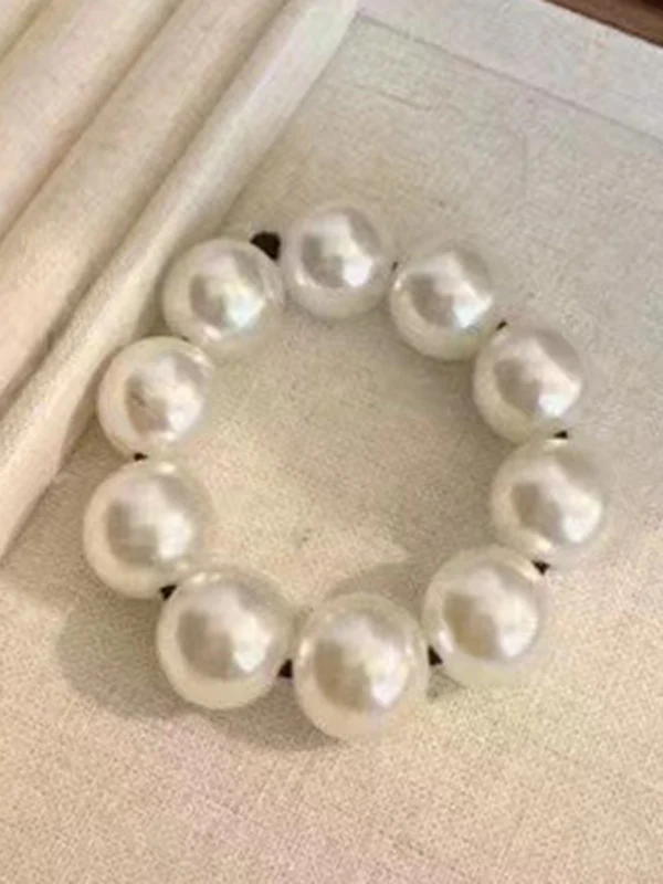 Beaded Stretch; Elastic Hair Accessories Hairbobble Hairtie Ponytailholder - Image 7