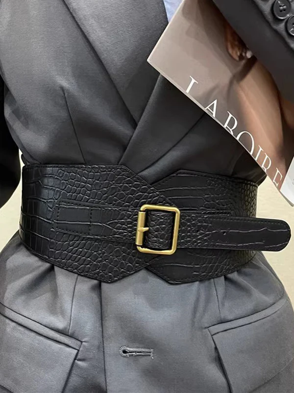 Belt Buckle Geometric Split-Joint Waist Belts & Thigh Cuffs - Image 3
