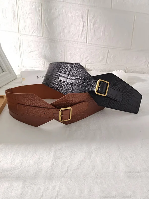 Belt Buckle Geometric Split-Joint Waist Belts & Thigh Cuffs - Image 9