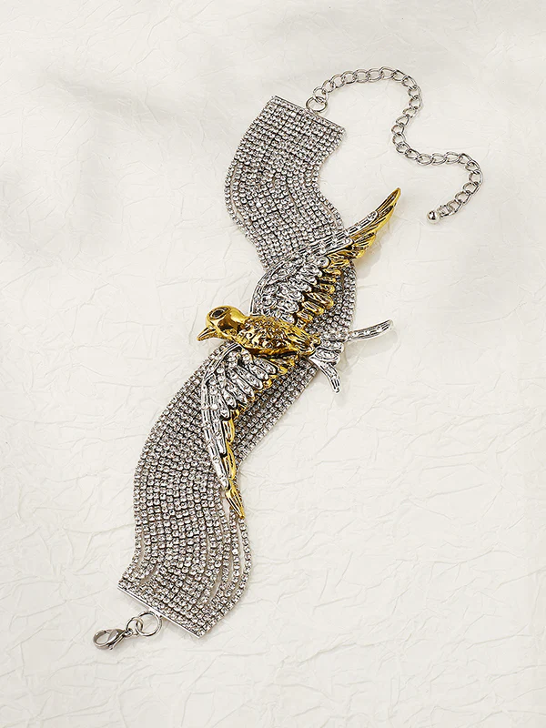 Bird Shape Tasseled Dainty Necklace Necklaces Accessories - Image 5