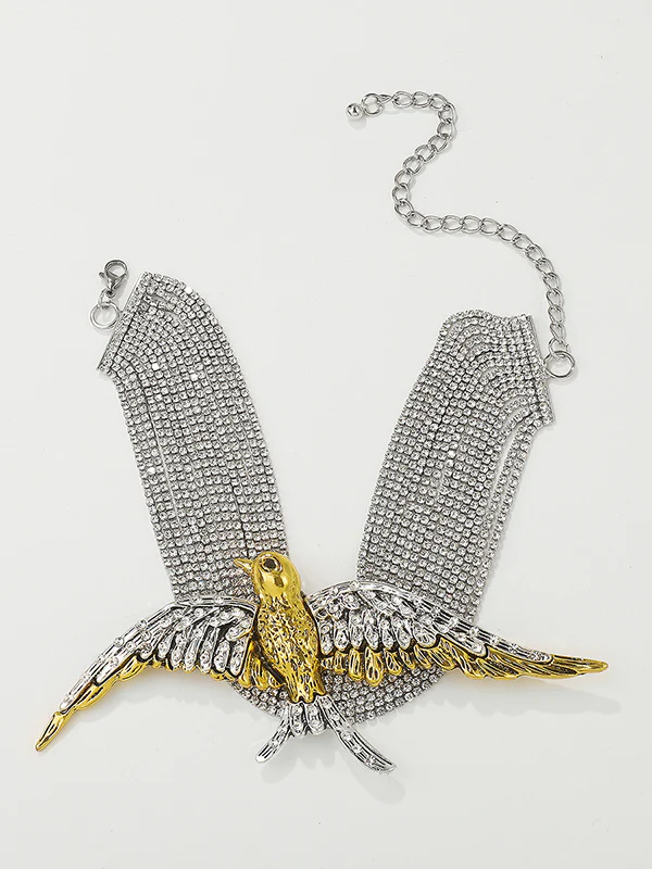 Bird Shape Tasseled Dainty Necklace Necklaces Accessories - Image 8